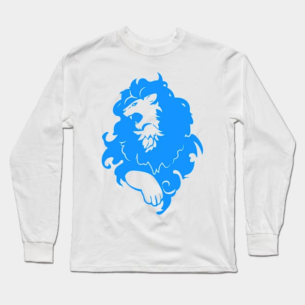 Blue Lions Long Sleeve T-Shirt by SJBTees